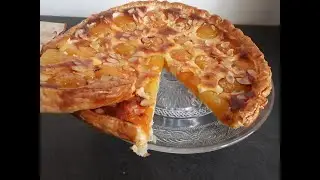 tarte aux abricots en 4 min | طارطة بالمشمش سهلة و لذيدة