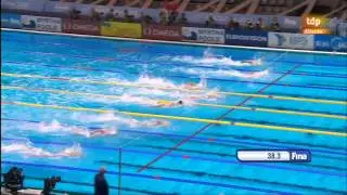 James Magnussen, campe&oacute;n 100 libre masculino. Barcelona 2013