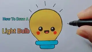 How To Draw A Light Bulb 💡