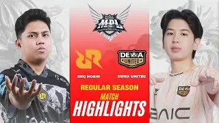 [HIGHLIGHTS] RRQ vs DEWA UNITED REGULAR SEASON | MPL ID S16 RRQ vs DEWA
