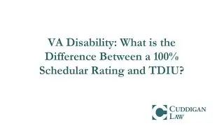 VA Disability: What is the Difference Between a 100% Schedular Rating and TDIU?