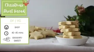 Vegan Homemade Christmas Shortbread