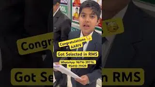 RMS Selection List | RMS Result 2025 | Accent Sainik Wing | RMS Online Classes #ytshorts #shorts