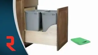 Double Recycling/Waste Center Installation