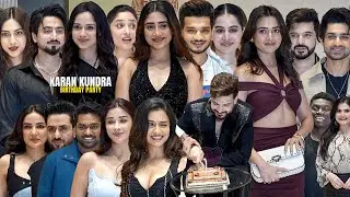 UNCUT - Karan Kundra Birthday Party | Shivangi Joshi,jannat,faisu,munawar Abhishek,Tejasswi