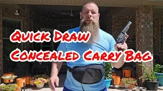 Quick draw concealed carry bag