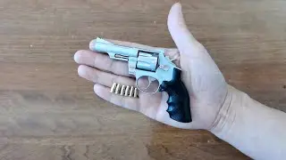 Mini Smith & Wesson M29 Revolver with Bullets Unboxing 2023 - Miniature Toy Gun in 1:2 Scale