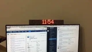 Custom WiFi-enabled LED clock using ESP8266