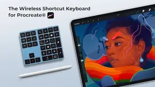 The Wireless Shortcut Keyboard for Procreate&reg;