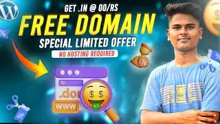Get Free .in Domain Limited Offer 2023 |  Register a Free Domain for 1 year  | blogger hemant