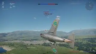 Shooting Down the Alpha Jet | SAAB J29 Tunnan | War Thunder