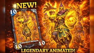 New signature legendary card animation Timethief Rafaam
