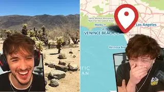 Can a British Person Guess Los Angeles Streets? ft. Sykkuno