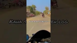 Chapri rider spotted in front R15 V4😜😜 #viral #motovlog #hgr #shorts #samba#status #cute #jammu