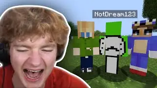 Tubbo And Tommy MET Newest Member Of Dream SMP NotDream123 ! DREAM SMP