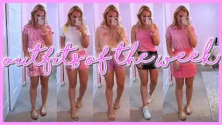 GIRLY PINK SUMMER OUTFITS OF THE WEEK (Preppy, Monograms, Lilly Pulitzer...) || Kellyprespter