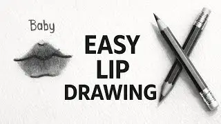 How to Draw Lips for Beginners | Easy Step-by-Step Pencil Drawing