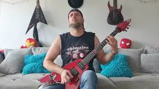 Chimaira - End it All - Moshpart Guitar Cover #dropC #riff #epiphone