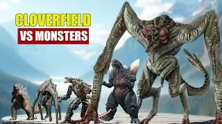 Cloverfield vs Giant Monsters |3D Monsters Size Comparison