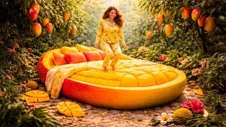 В какую экзотическую постель вы бы растворились? 🍍🥭 | Странно удовлетворяющий ИИ ASMR