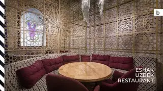 Uzbek cuisine restaurant interior in Kyiv | Eshak by loft buro
