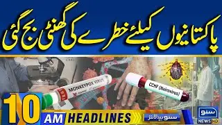 ALert ! Monkeypox Cases Increasing | Pandemic Situation in Pakistan | 10 AM Headlines 24 Aug 2024