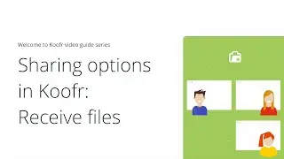 Sharing options in Koofr: Receive files