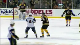 Steve Montador vs Shawn Thornton Nov 7, 2009