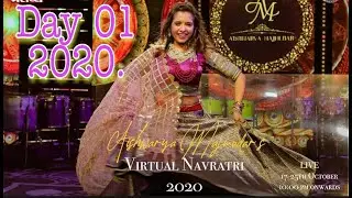Aishwarya Majmudar ♡ Virtual Garba  ♡  Day 01-2020