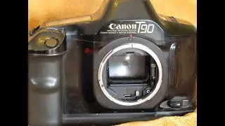 Canon T90 Function Test, shutter actuation and rewind