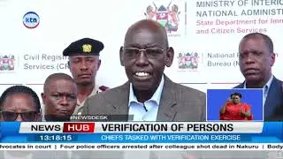 Mwatate officials urged to ensure accuracy in nationwide citizen verification exercise