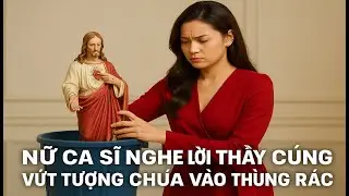 NỮ CA SĨ GÂY BÃO MẠNG KHI BẤT NGỜ VỨT TƯỢNG CHÚA TRONG LÚC KHỦNG HOẢNG