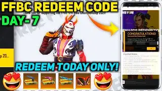 FREE FIRE BANGLADESH CHAMPIONSHIP REDEEM CODE 2021 | FREE FIRE REDEEM CODE TODAY | DAY 7