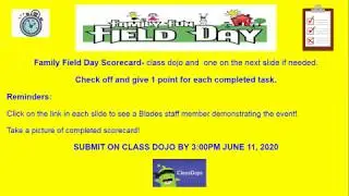 VIRTUAL FIELD DAY 2020
