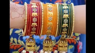 Best bridal bangle set design from taj bridal store|rajwadi chuda|rajputi chuda|indian wedding bangl
