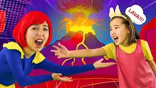 Floor Is Lava | When Mom's Away | Hokie Pokie Kids Videos