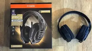 Plantronics RIG 800HD Wireless Gaming Headset Unboxing