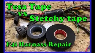 Tesa tape vs Stretchy tape - F4i refresh part: 2 [WIRE HARNASS REBUILD]