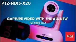 Goodbye Limitations: AIDA Imaging's PTZ-NDI3-X20 - The Next Generation Broadcasting Camera