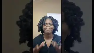 Flexi Rod Set on Natural Hair ✨