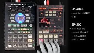 SP404A Vs SP202 Sample Rate Comparison [No.2] &rarr; Drum Breaks