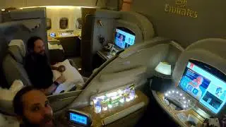 Emirates First class 52 hours Bearded Luxury highlights