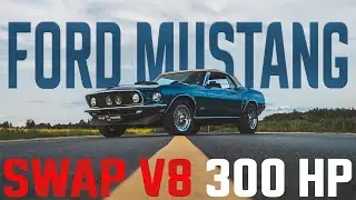 FORD MUSTANG V8 , 300HP , 3UZ-FE TOYOTA!