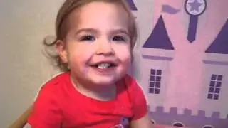 Eva saying funny words