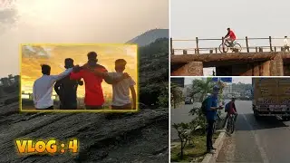 Vlog :- 4 Khadakwasla dam Adventure Trip 🚲 In T4 VLOGS. McU Vlogs
