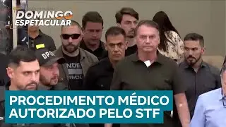 Jair Bolsonaro passa por procedimento médico autorizado pelo STF em Brasília