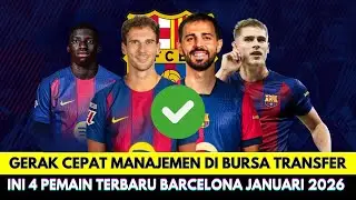 Cara Hansi Flick Perdalam Kualitas Skuad❗Ini 4 Calon Pemain Terbaru Barcelona Transfer Januari 2026