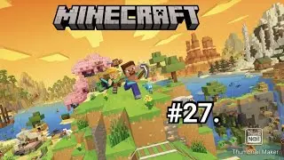 Minecraft part 26. Ich baue einen Weg und pflanze Saiblinge ein.