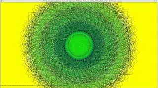 1721&deg; Seven Seeds Mandala Series:4th Seed- Green Hues-528 Hz, 422 Hz, 316 Hz, 211Hz, 105 Hz, 1055.Hz