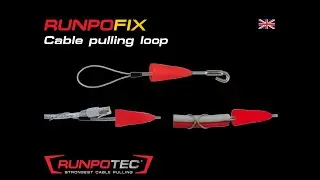 RUNPOTEC RUNPOFIX - cable pulling loop with protective cap